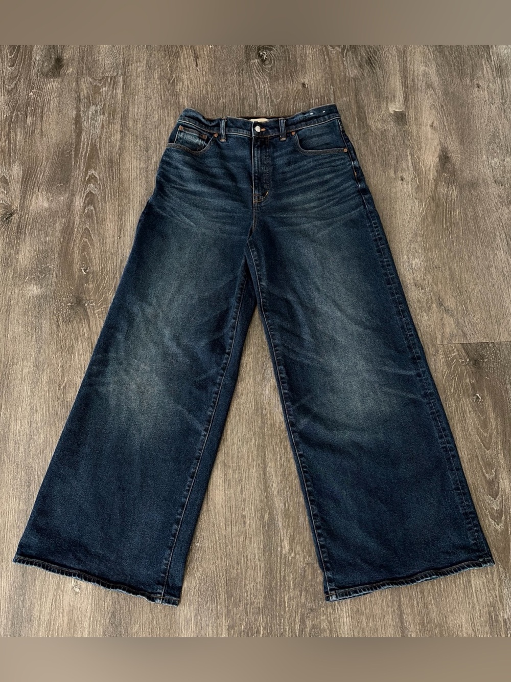 Madewell Indigo Wide-Leg High-Rise Jeans